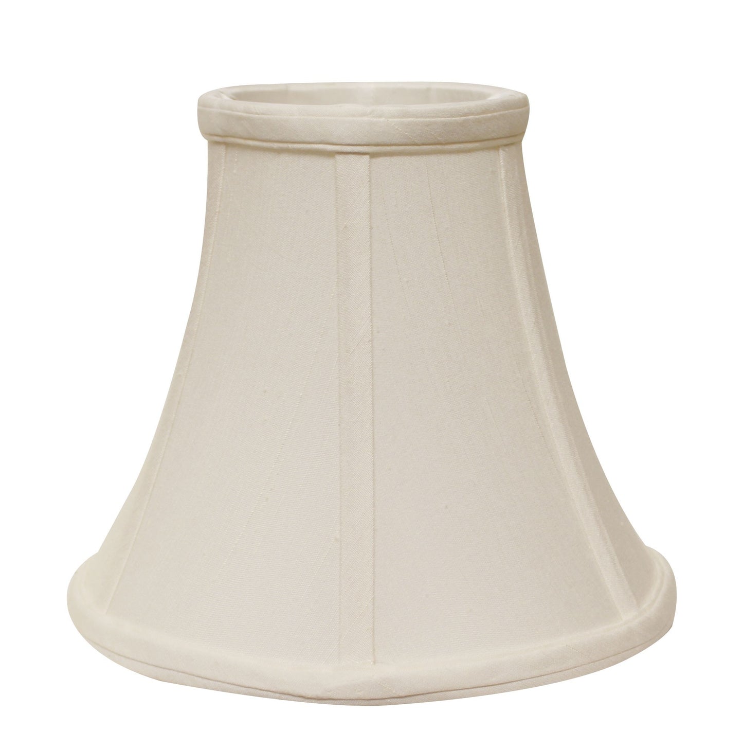 16" White Premium Bell Monay Shantung Lampshade