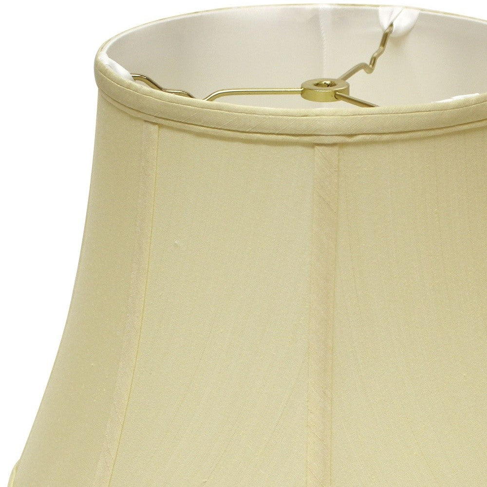 18" Antique White Altered Bell Monay Shantung Lampshade