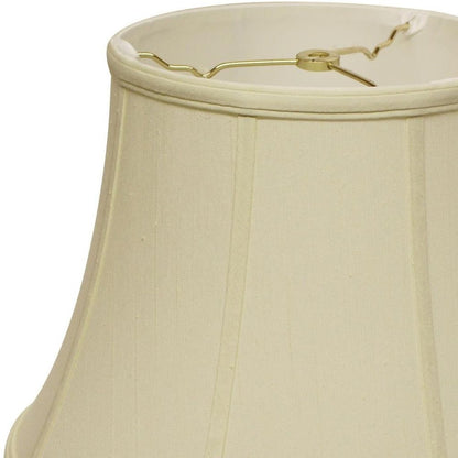 Ivory Monay Shantung Silk Bell Lamp Shade