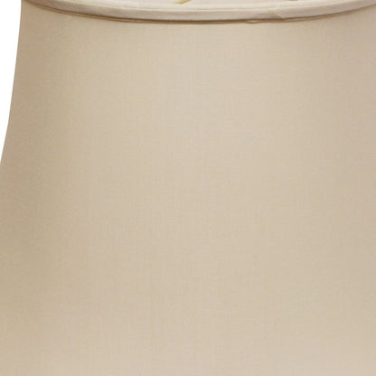 Champagne Pongee Silk Bell Lamp Shade