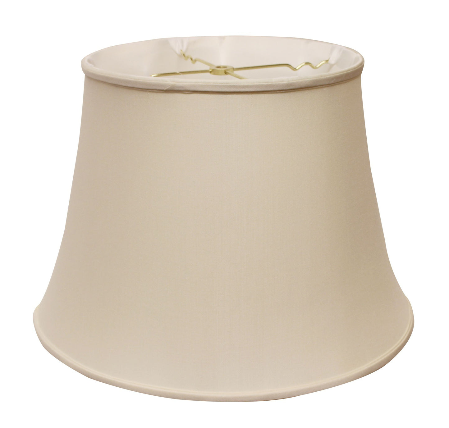 18" Biege Sloped Euro Bell Pongee Shantung Lampshade