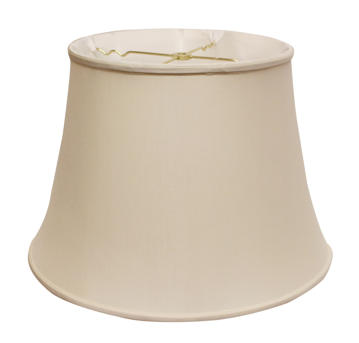 20" Biege Sloped Euro Bell Pongee Shantung Lampshade