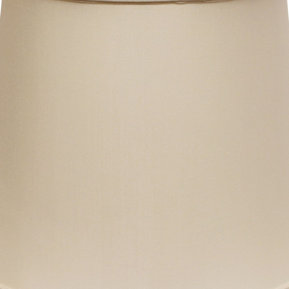 20" Biege Sloped Euro Bell Pongee Shantung Lampshade