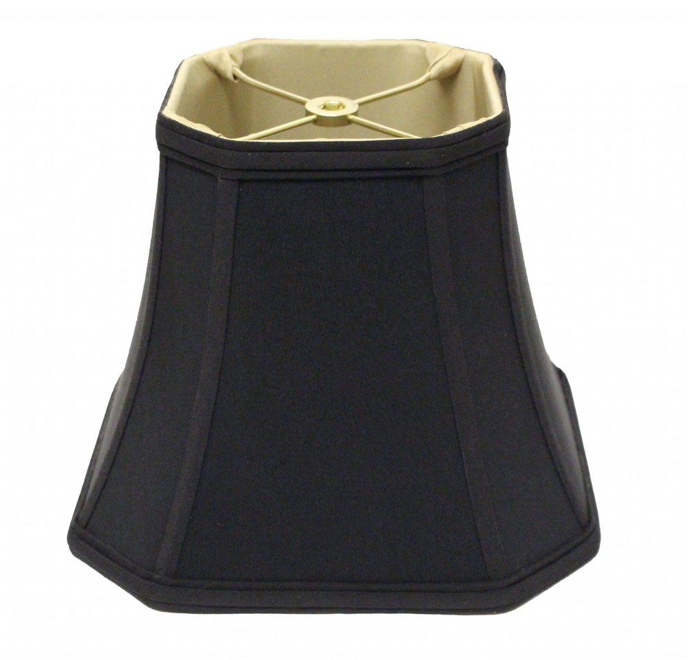 Black No Slub Innsbruck Square Lamp Shade