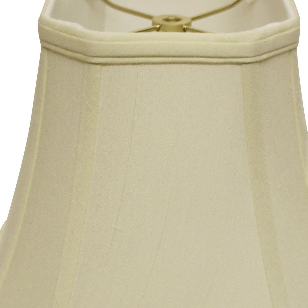Ivory Monay Shantung Silk Square Lamp Shade