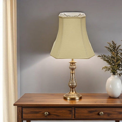 Tan Linen Square Lamp Shade