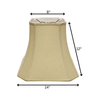 Tan Linen Square Lamp Shade