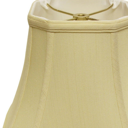 Antiqued White Monay Shantung Silk Square Lamp Shade