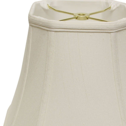 White Monay Shantung Silk Square Lamp Shade