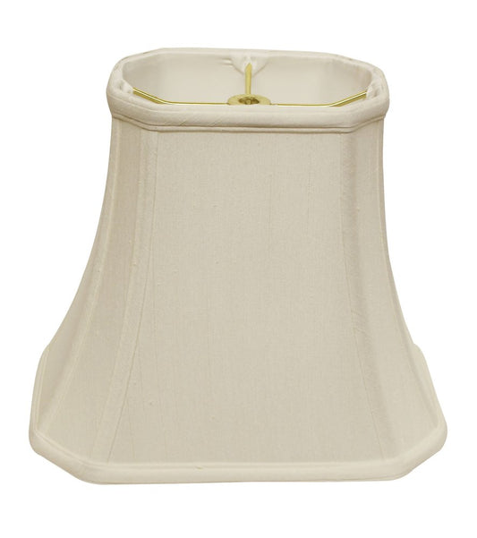 White Monay Shantung Silk Bell Lamp Shade