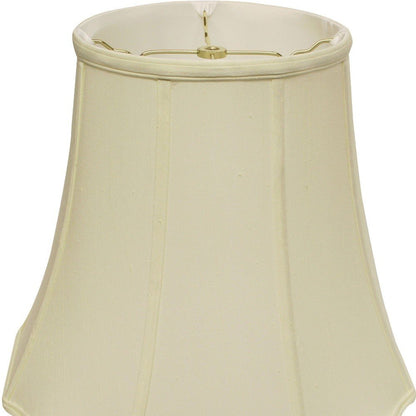 Ivory Monay Shantung Silk Bell Lamp Shade