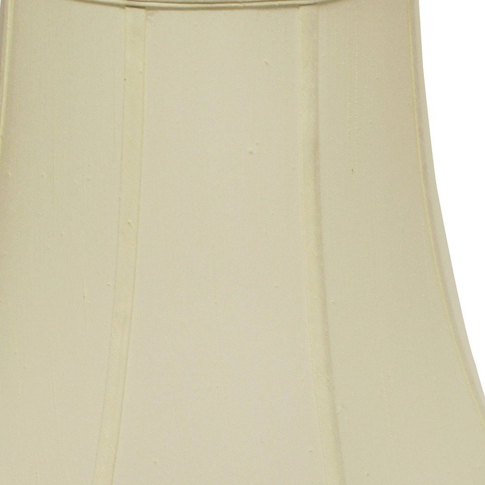 Ivory Monay Shantung Silk Bell Lamp Shade