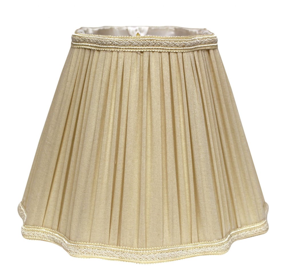 Taupe Shantung Silk Square Lamp Shade