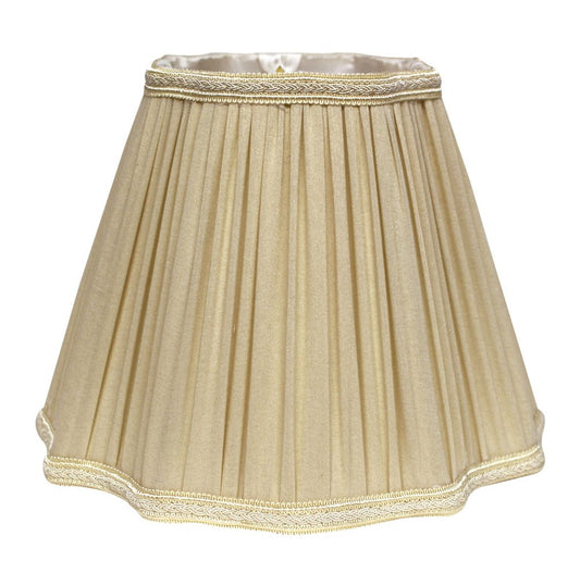 Taupe Shantung Silk Square Lamp Shade