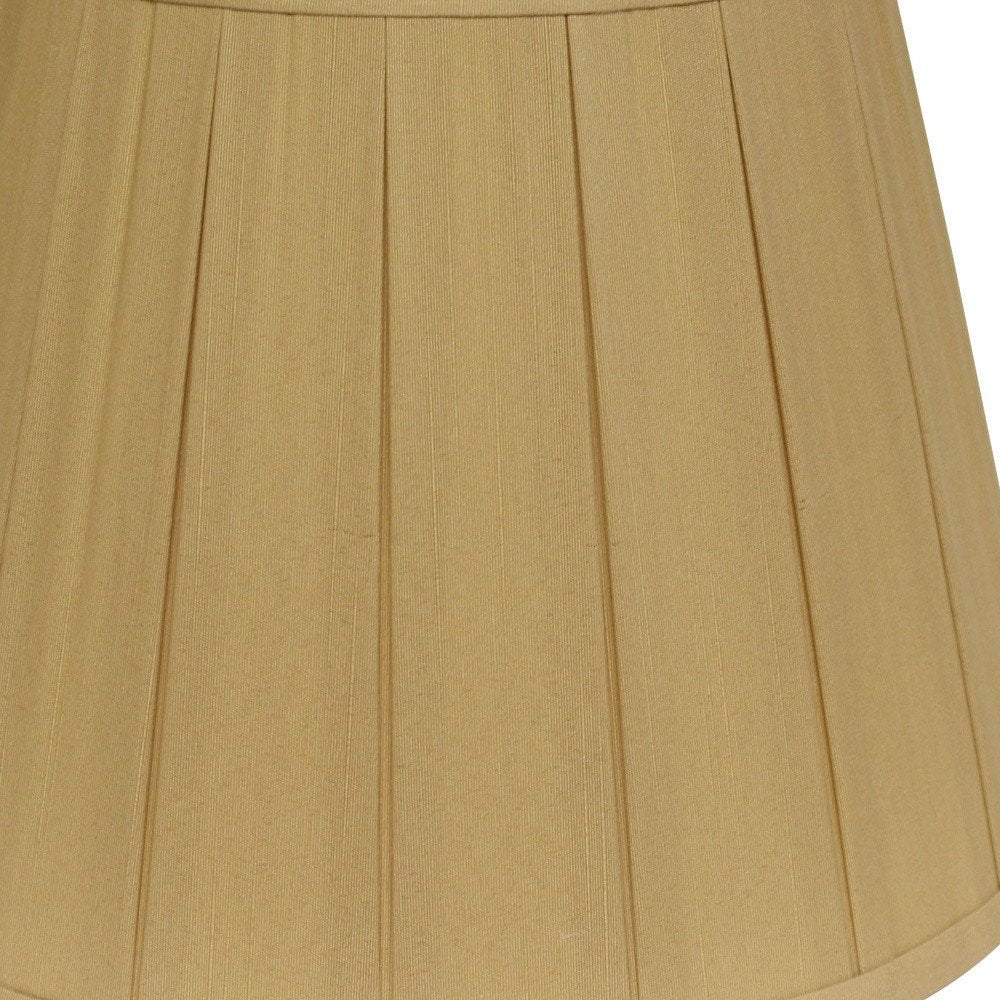 Camel Shantung Silk Empire Lamp Shade