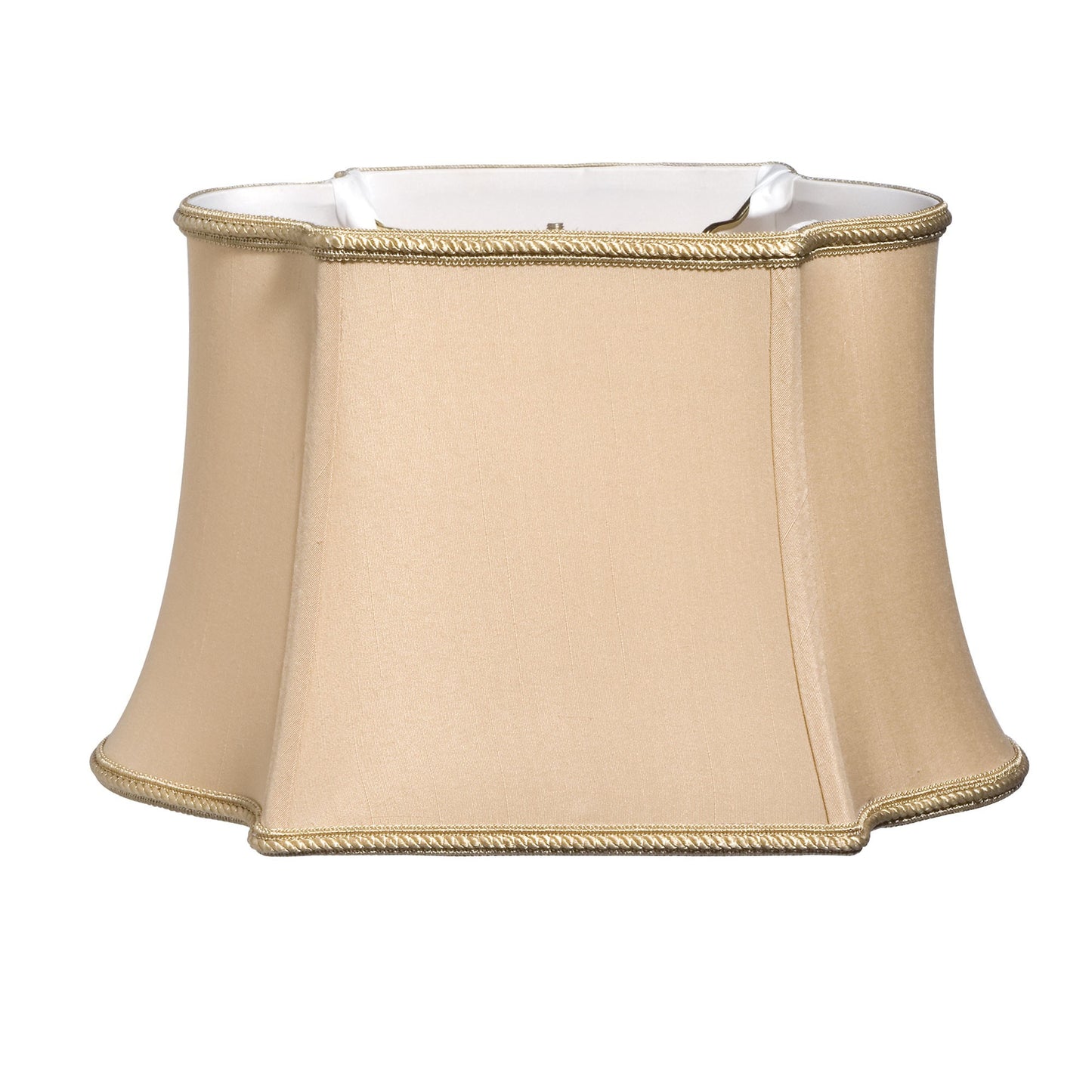 12" Vintage Gold Premium Oblong Shantung Lampshade