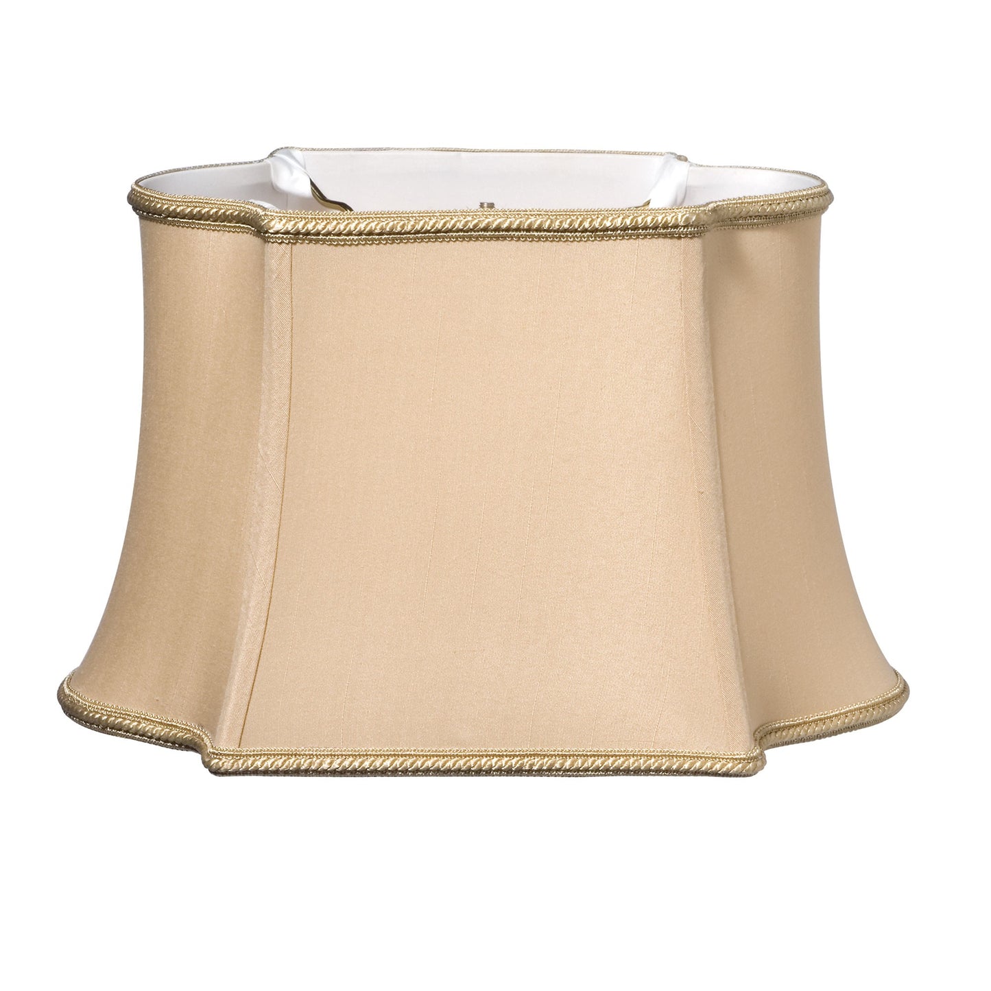 14" Vintage Gold Premium Oblong Shantung Lampshade