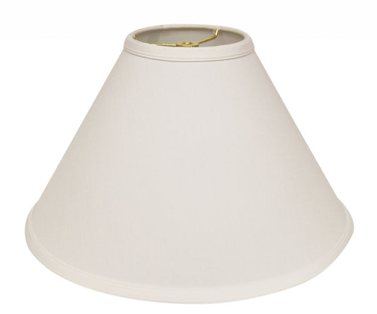 White No Slub Innsbruck Cone Lamp Shade