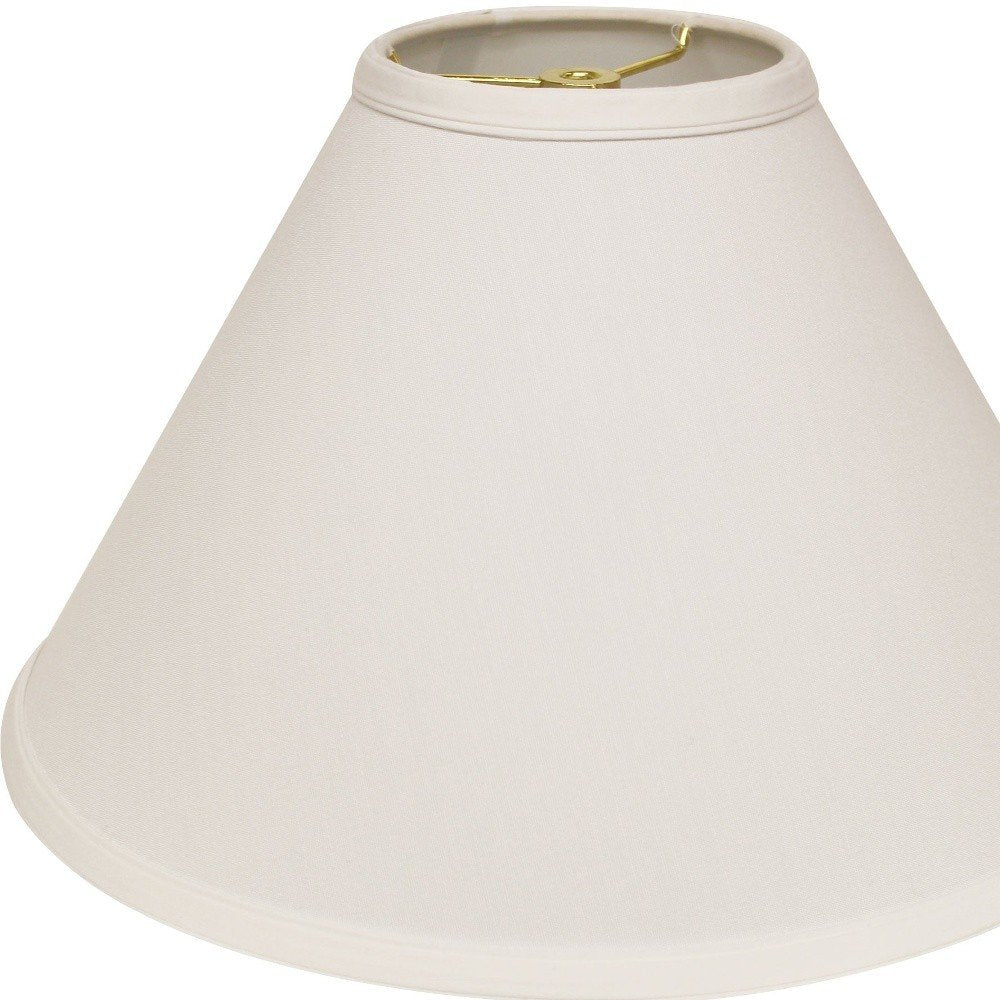 White No Slub Innsbruck Cone Lamp Shade