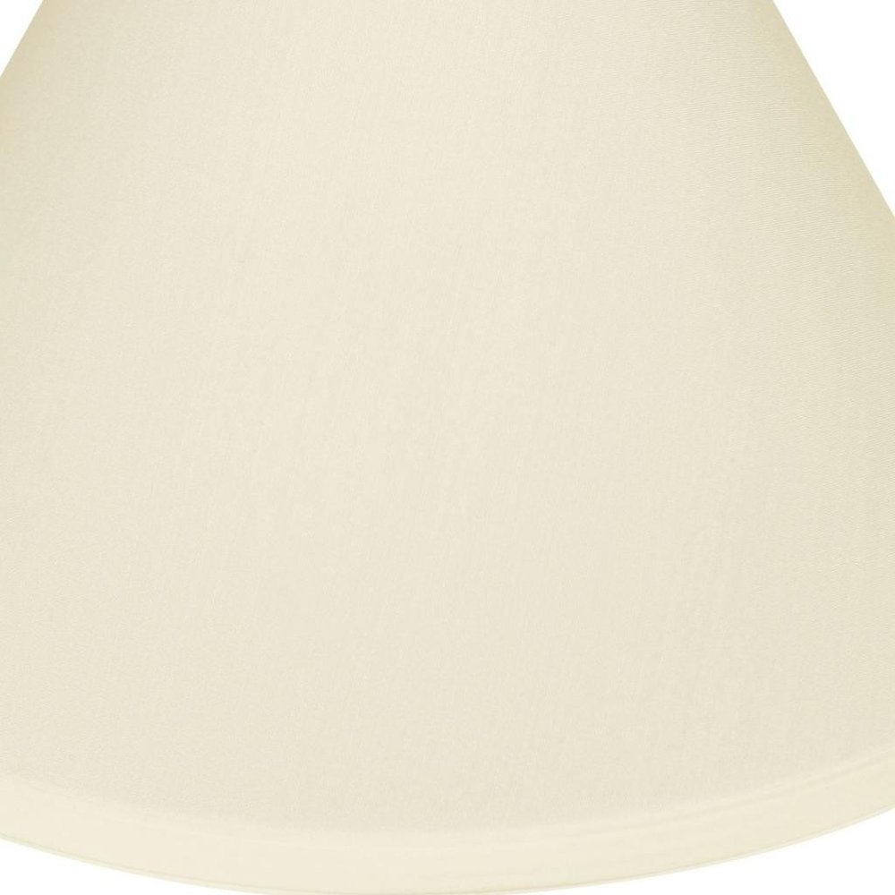 Ivory No Slub Innsbruck Cone Lamp Shade