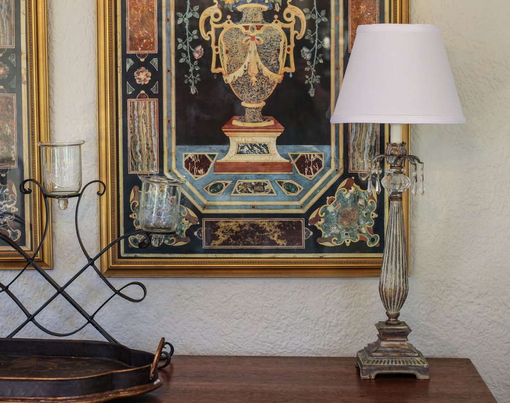 White No Slub Innsbruck Empire Lamp Shade