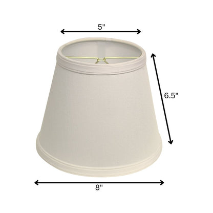 White No Slub Innsbruck Empire Lamp Shade