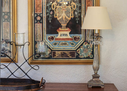 Beige Linen Empire Lamp Shade