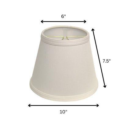 White No Slub Innsbruck Empire Lamp Shade