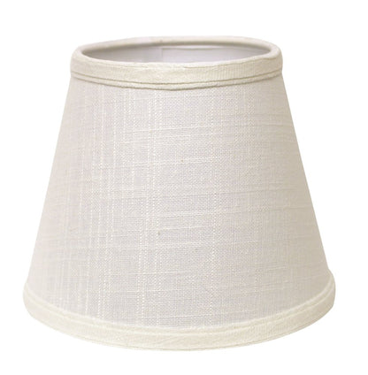 White Linen Empire Lamp Shade