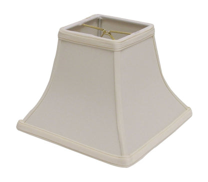 Ivory No Slub Innsbruck Square Lamp Shade