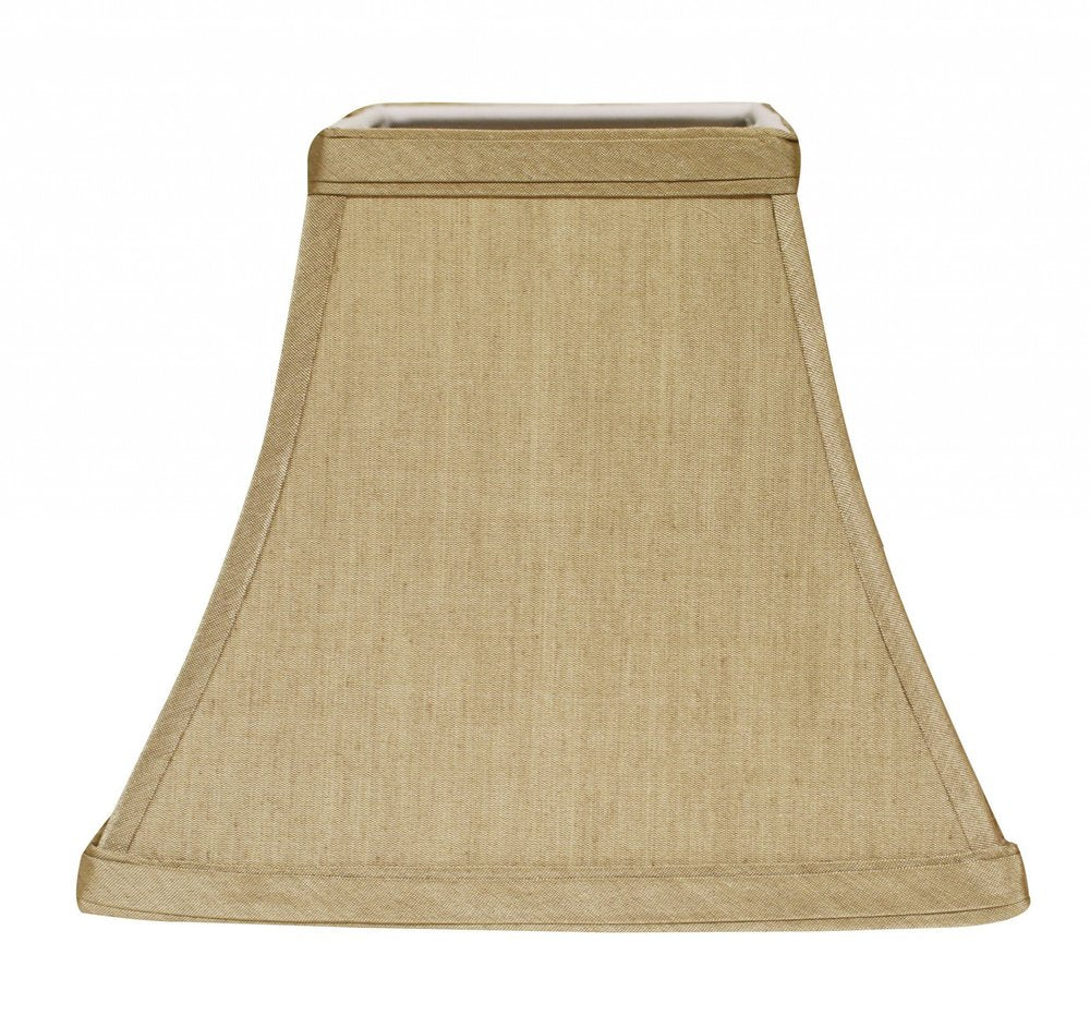 Tan No Slub Innsbruck Square Lamp Shade
