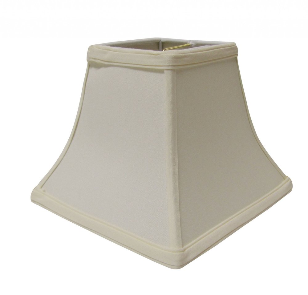 Ivory No Slub Innsbruck Print Square Lamp Shade