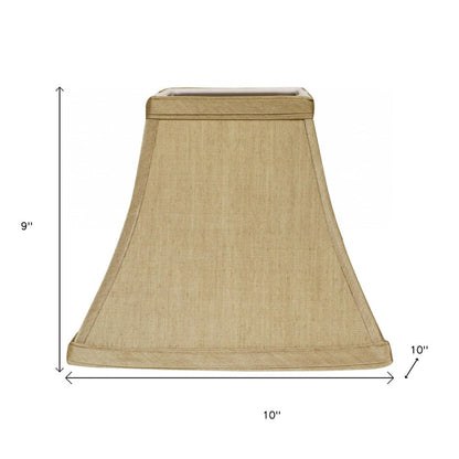 Tan No Slub Innsbruck Square Lamp Shade