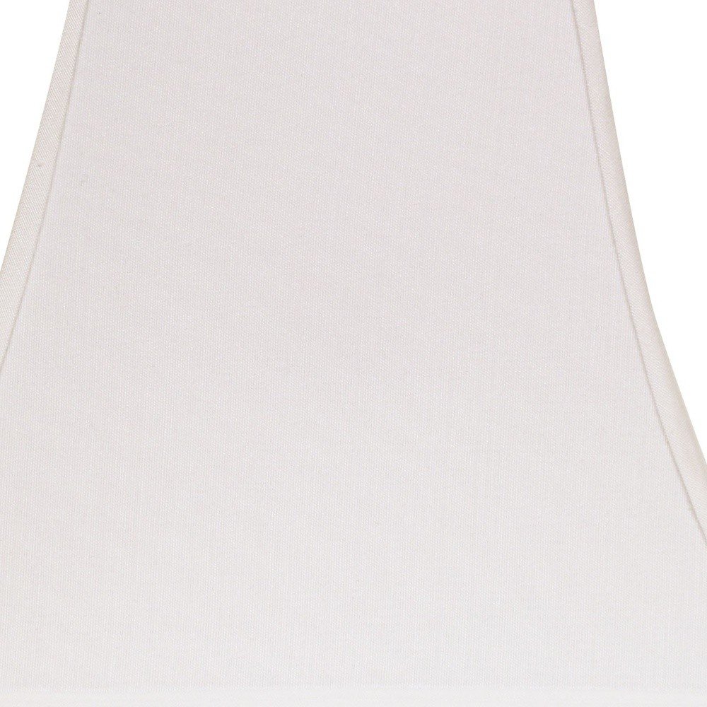 White No Slub Innsbruck Square Lamp Shade