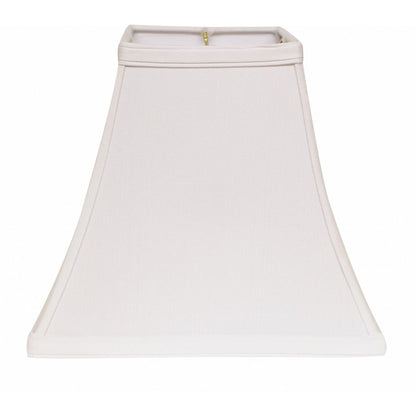 White No Slub Innsbruck Square Lamp Shade