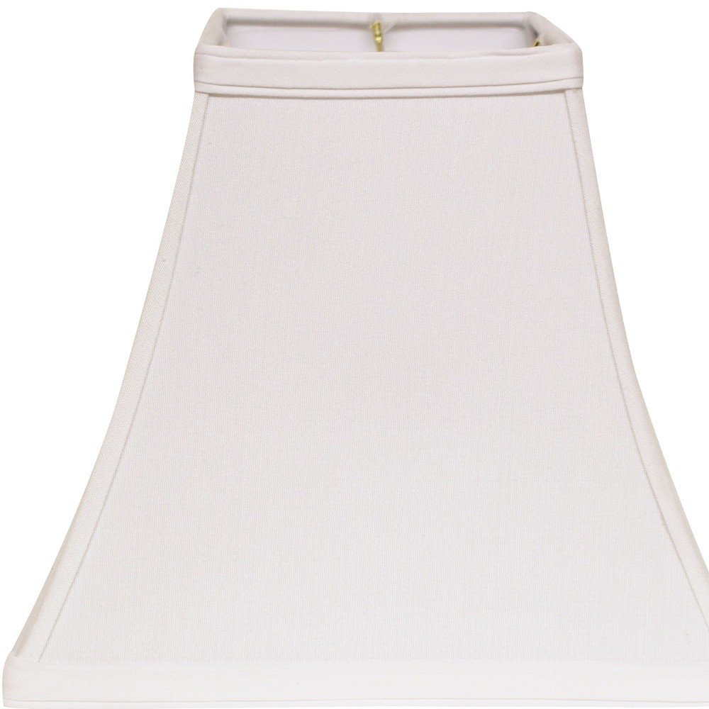 White No Slub Innsbruck Square Lamp Shade