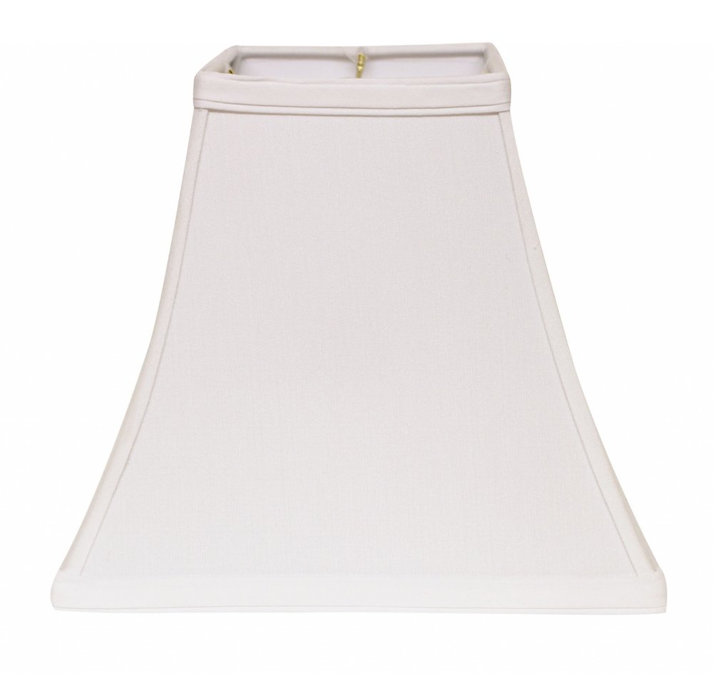 White No Slub Innsbruck Square Lamp Shade