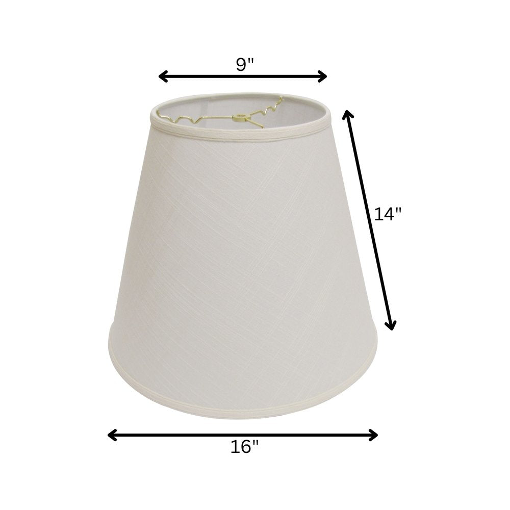 Off White Linen Empire Lamp Shade