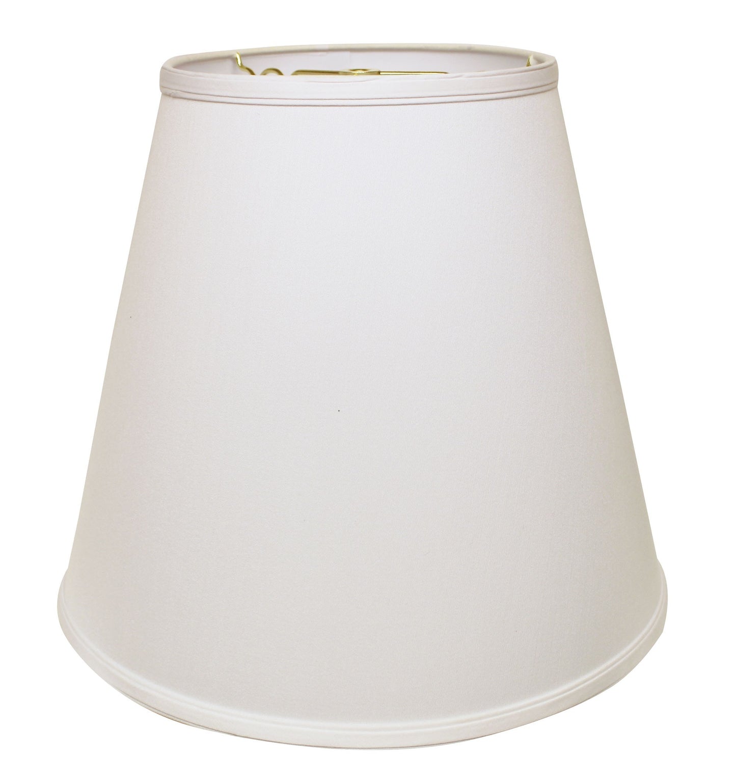 16" White Deep Empire No Slub Lampshade