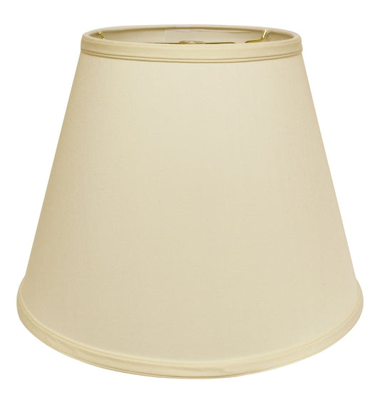 14" Ivory Empire Deep Slanted No Slub Lampshade