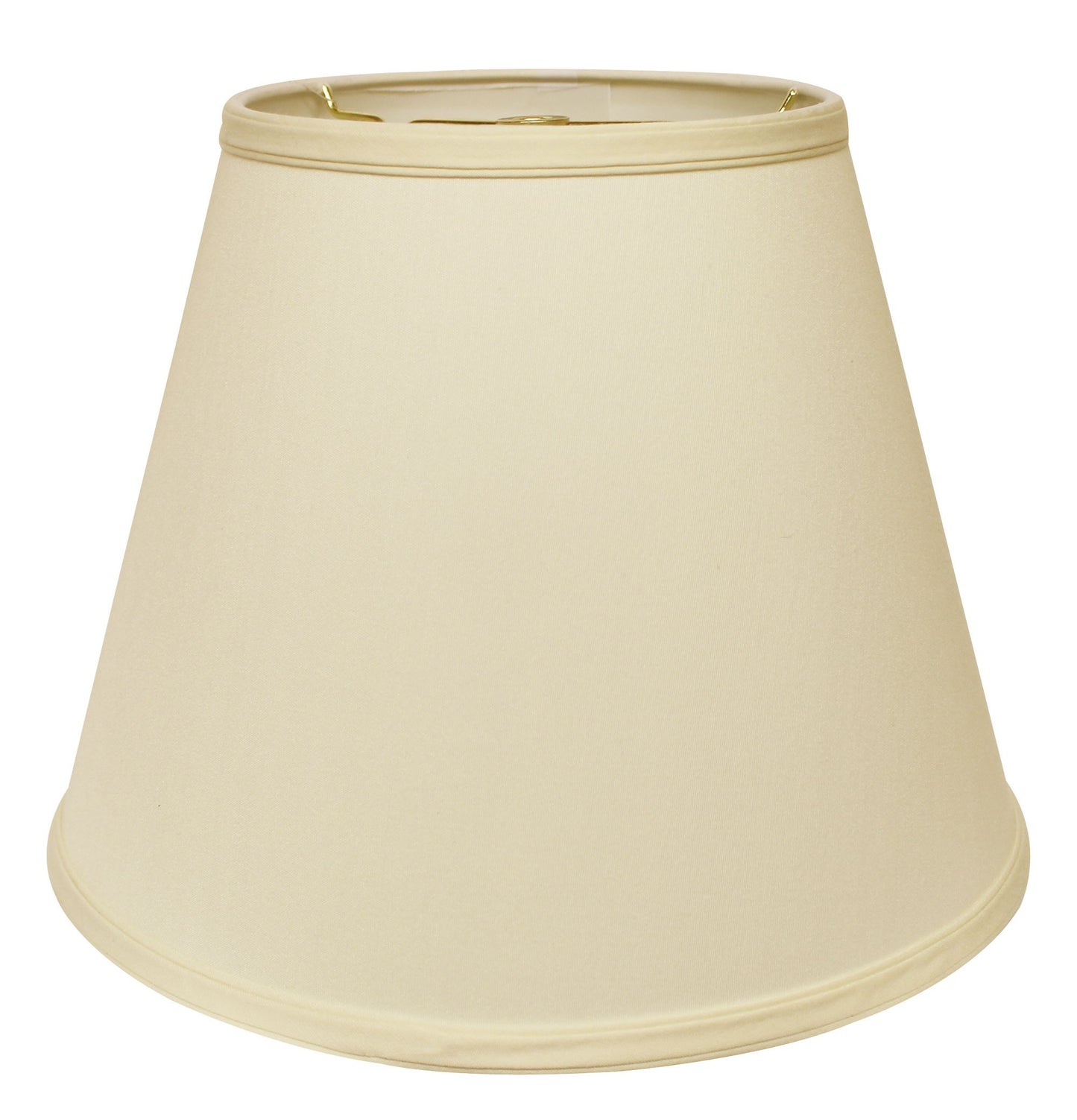 14" Ivory Empire Deep Slanted No Slub Lampshade