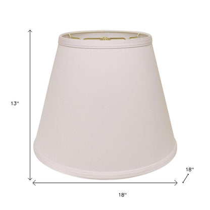 White No Slub Innsbruck Empire Lamp Shade
