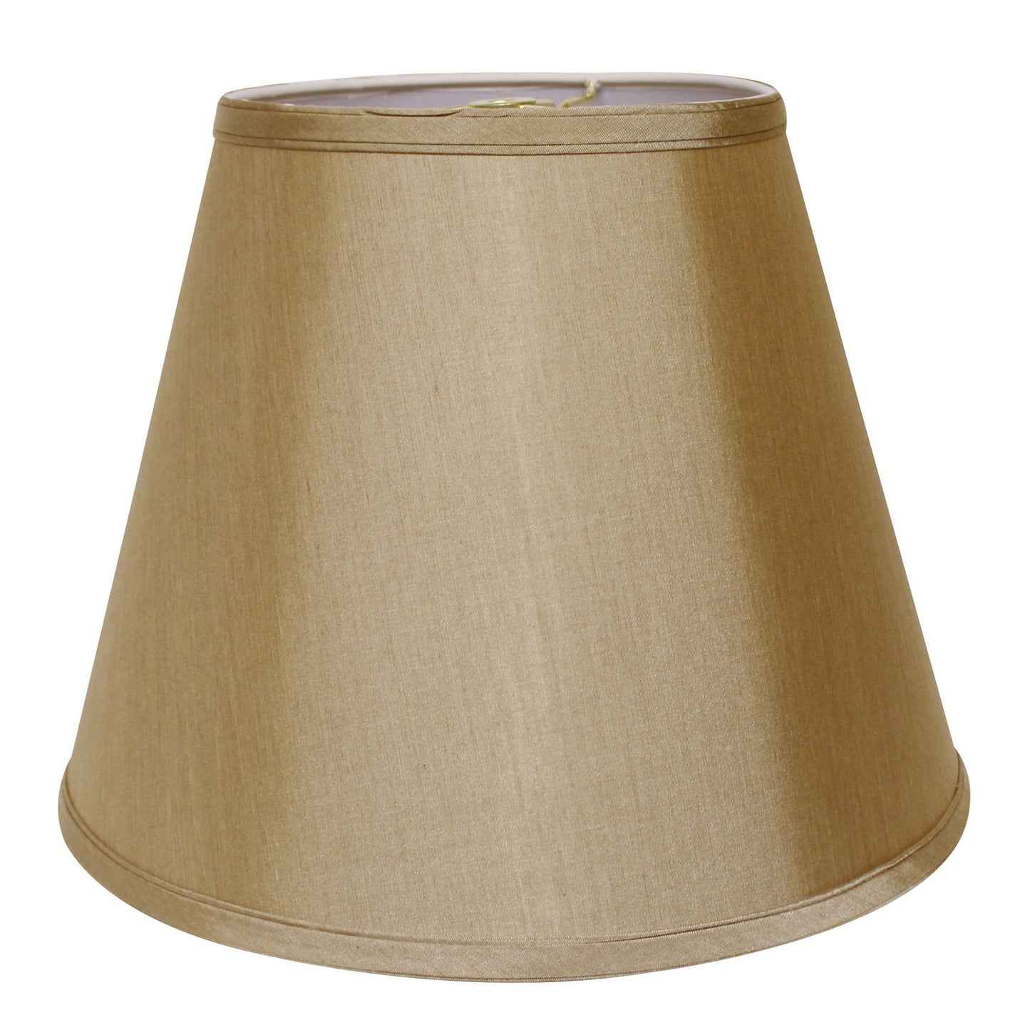 18" Pale Brown Empire Deep Slanted No Slub Lampshade