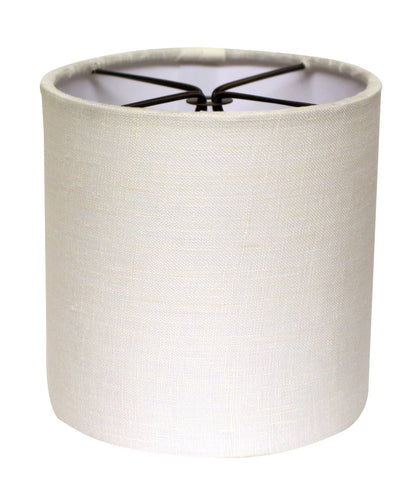 Snow Linen Drum Lamp Shade