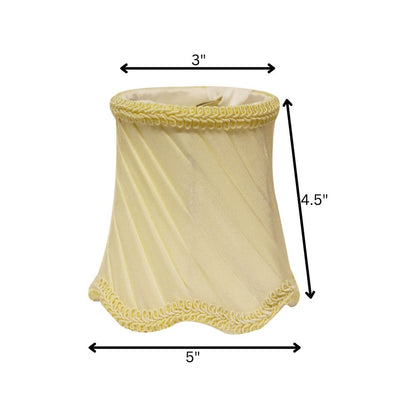 Slate Gray Silk Bell Lamp Shade