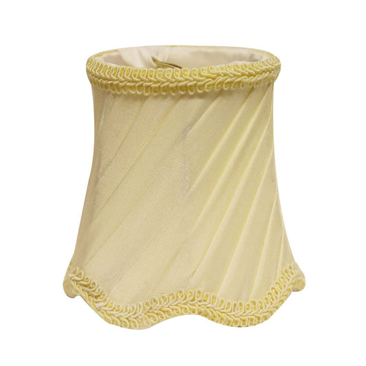 Slate Gray Silk Bell Lamp Shade