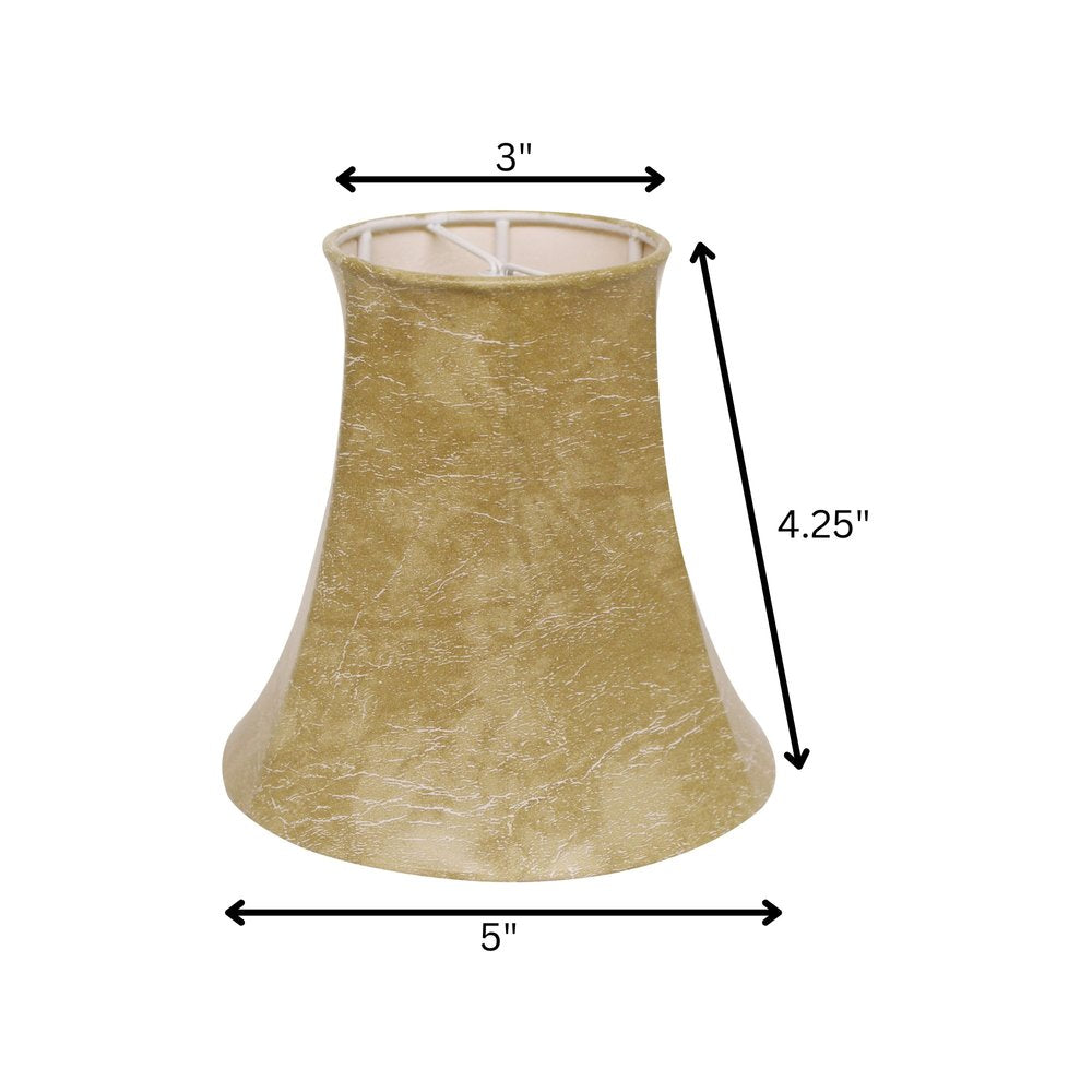 Brown Parchment Bell Lamp Shade