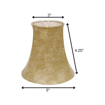 Brown Parchment Bell Lamp Shade
