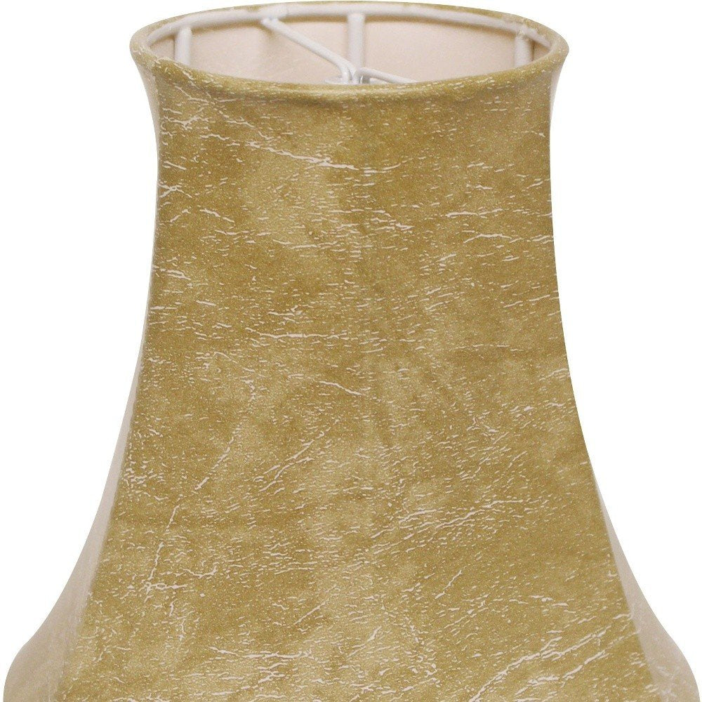 Brown Parchment Bell Lamp Shade