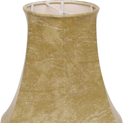 Brown Parchment Bell Lamp Shade